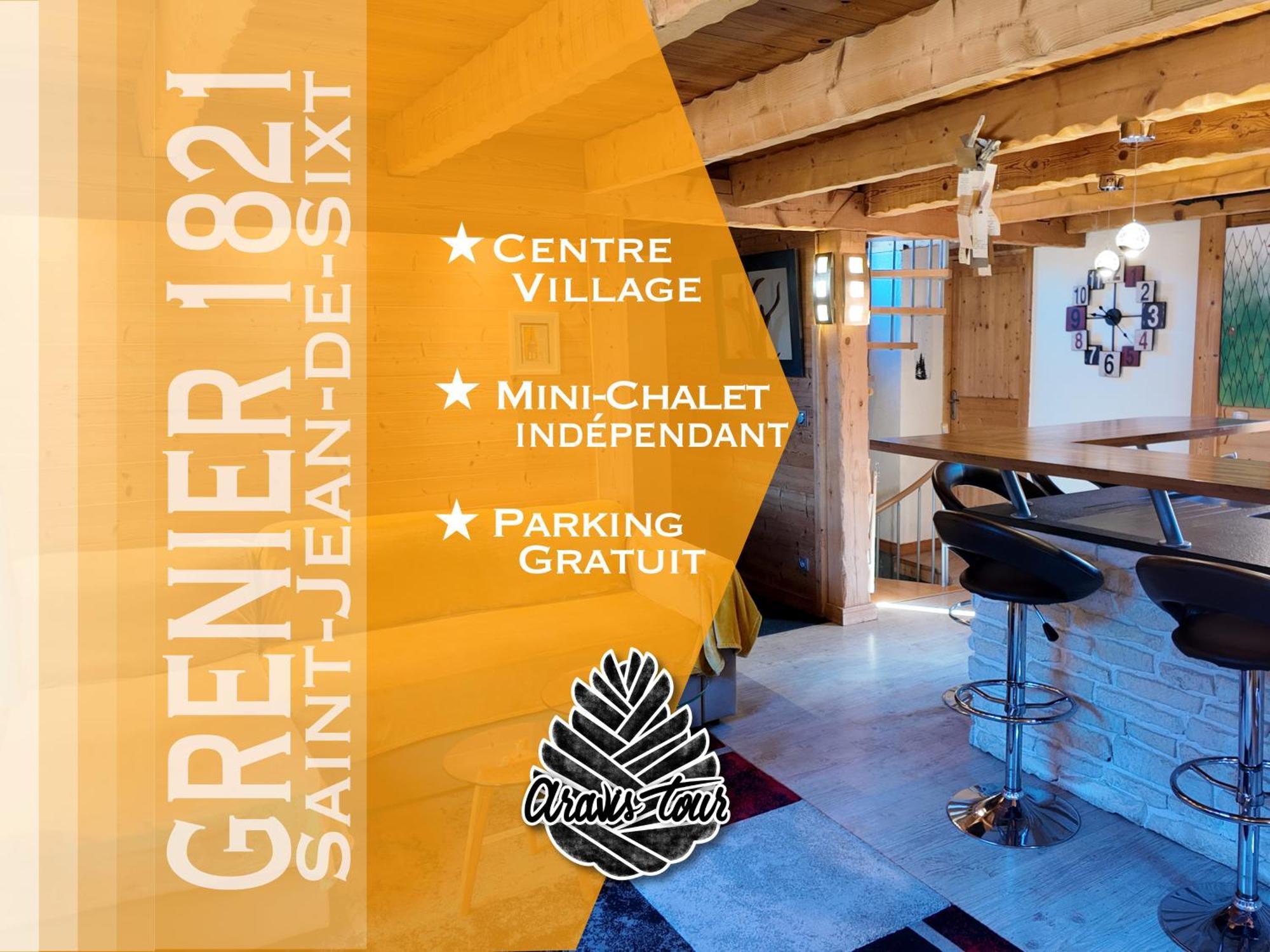 Le Grenier 1821 - Mini Chalet - Centre Village - Aravistour Saint-Jean-de-Sixt Ngoại thất bức ảnh